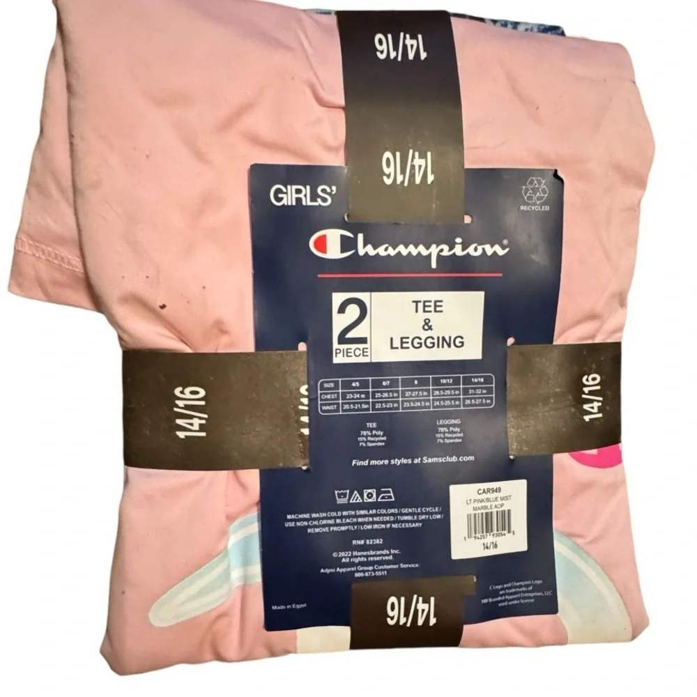 Champion Tee &‎ Legging Set nwt